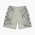 Stussy Basic Snake Mesh Shorts Bone