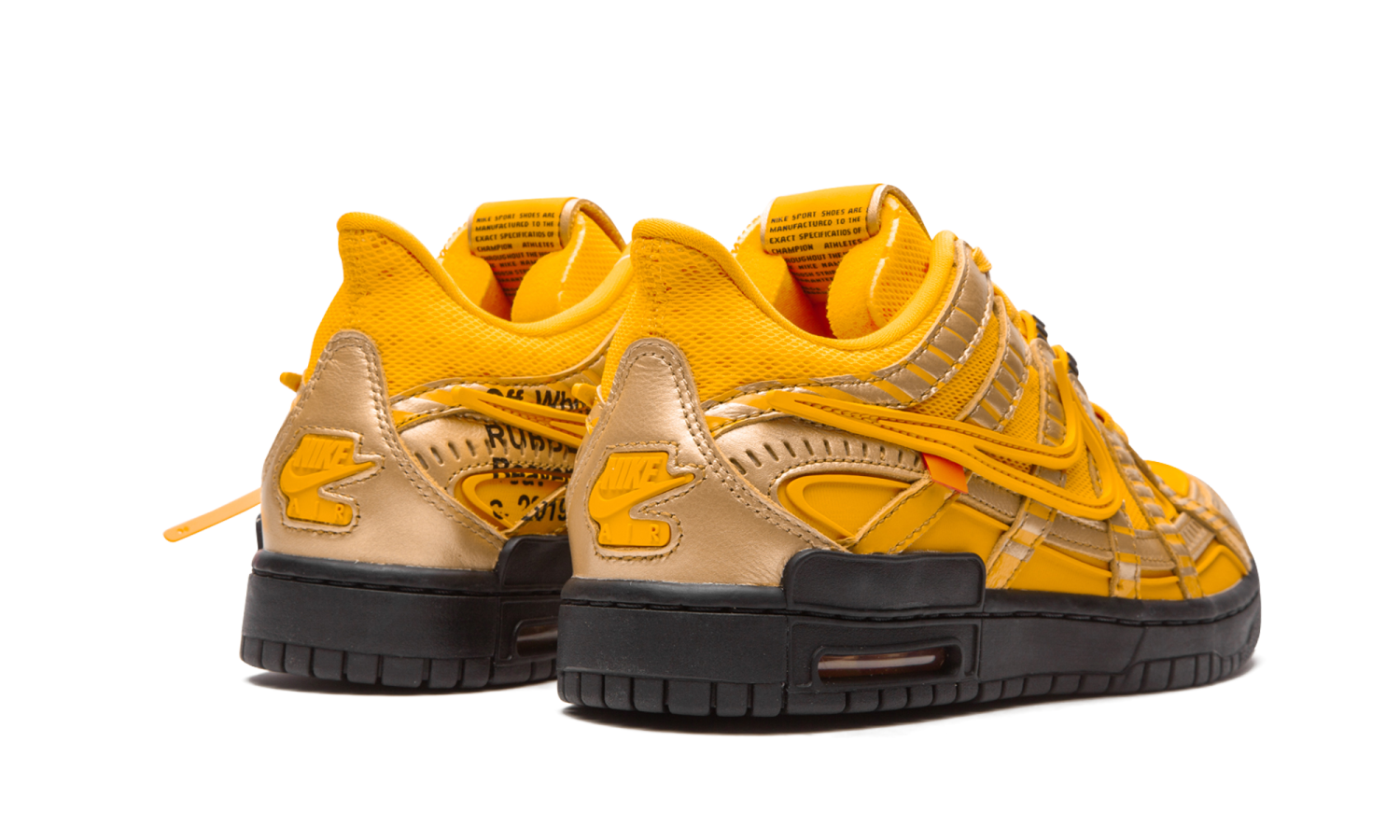фото Air Rubber Dunk “Off-White- University Gold” (Nike Air Rubber Dunk)-CU6015700