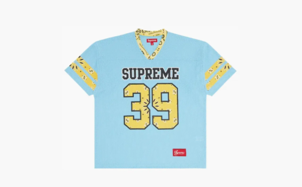 Supreme Bandana Football Jersey Blue 