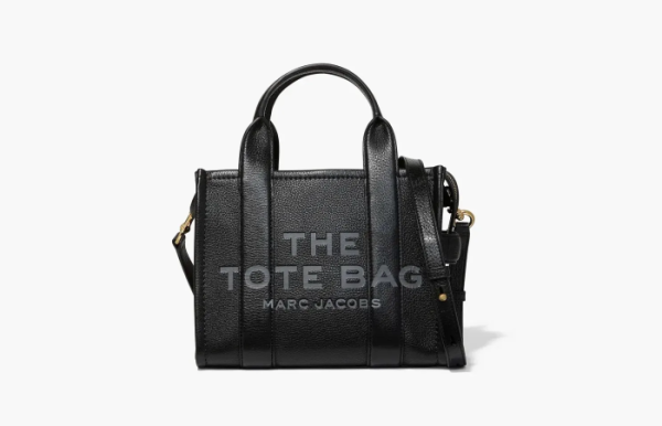 Marc Jacobs The Leather Small Tote Bag Black 