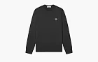  Stone Island Combed Organic Cotton Long-Sleeve T-Shirt Black