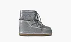 Moon Boot Icon Low Glitter Silver