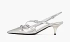 Miu Miu Patent Leather Slingbacks With Buckles Metal