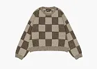 Enfants Riches Déprimés Check Crewneck Sweater Brown/Blue/Red