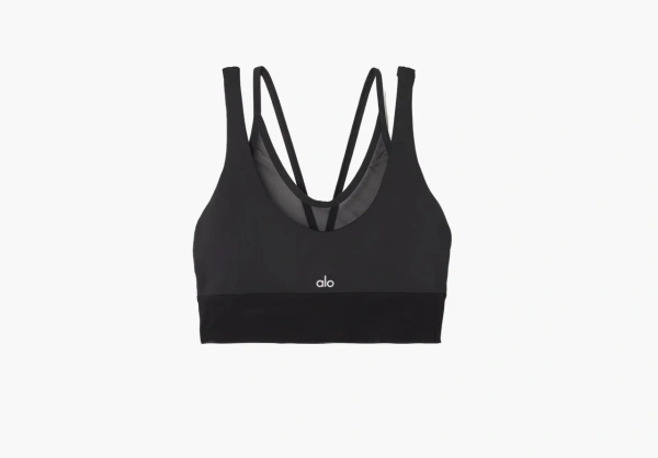 Alo Yoga Airlift Double Trouble Bra Black  Alo Yoga Airlift Double Trouble Bra Black