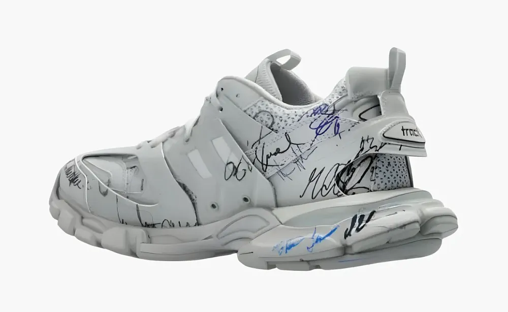Balenciaga Track 1.0 Low Top Casual Shoes Gray