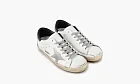 Golden Goose Superstar White Black Heel
