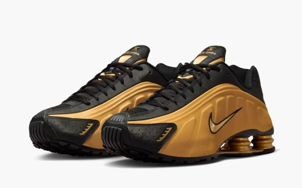 Nike Shox R4 Metallic Gold 