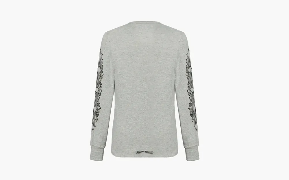 Chrome Hearts Floral Thermal Size Large Grey