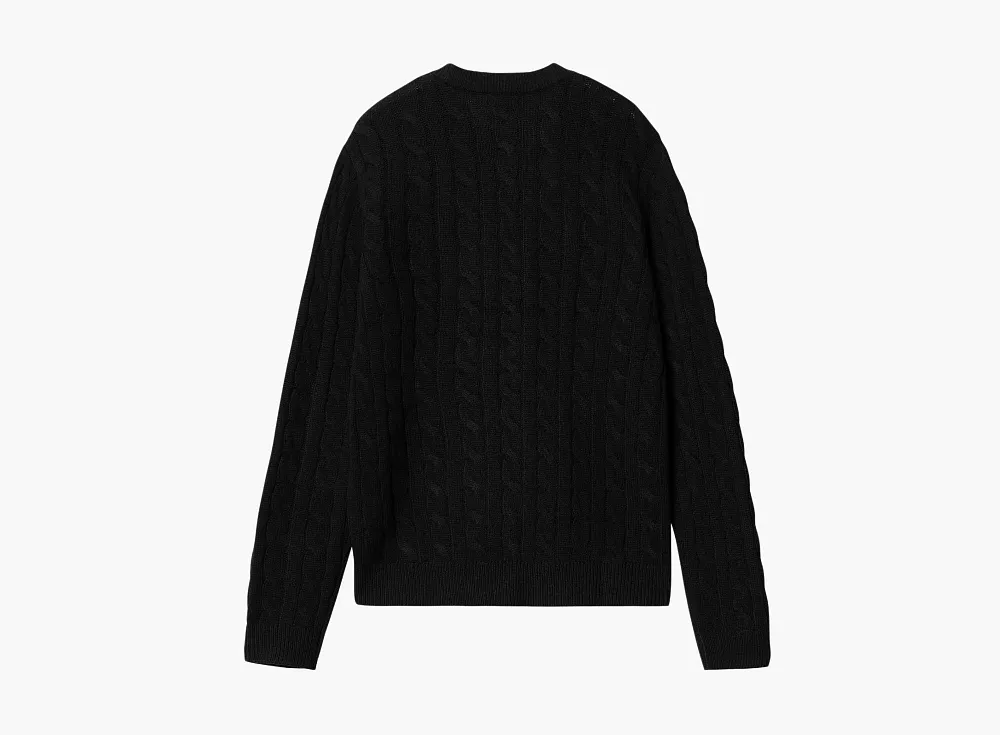 Carhartt WIP Signature Knit Crew Sweater Black