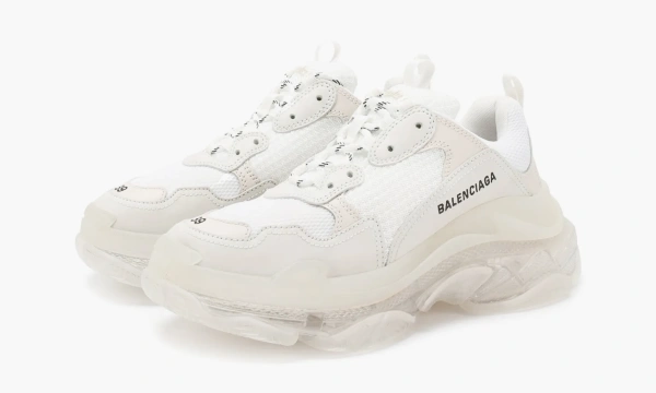 Balenciaga Triple S Clear Sole White 