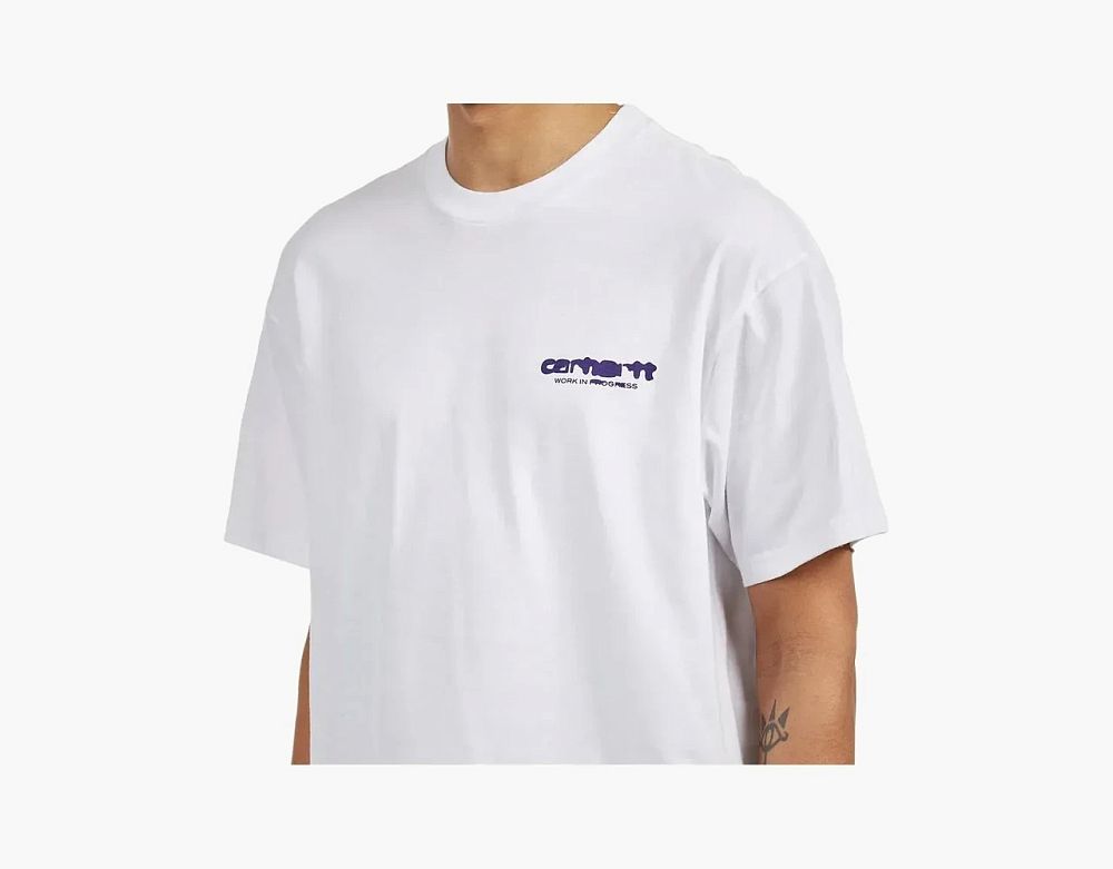 Carhartt WIP Script Print T-Shirt White