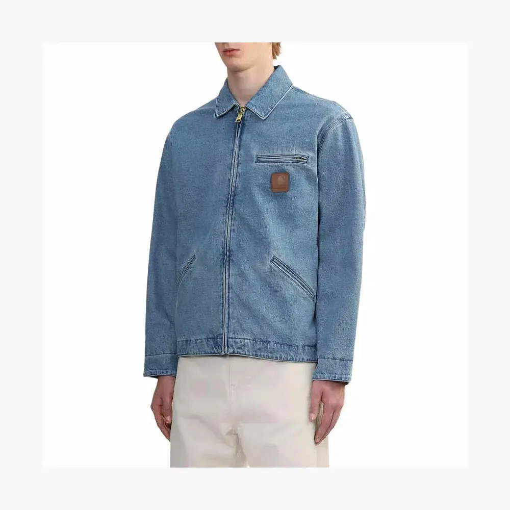 Carhartt WIP Denim Detroit Jacket Light Blue