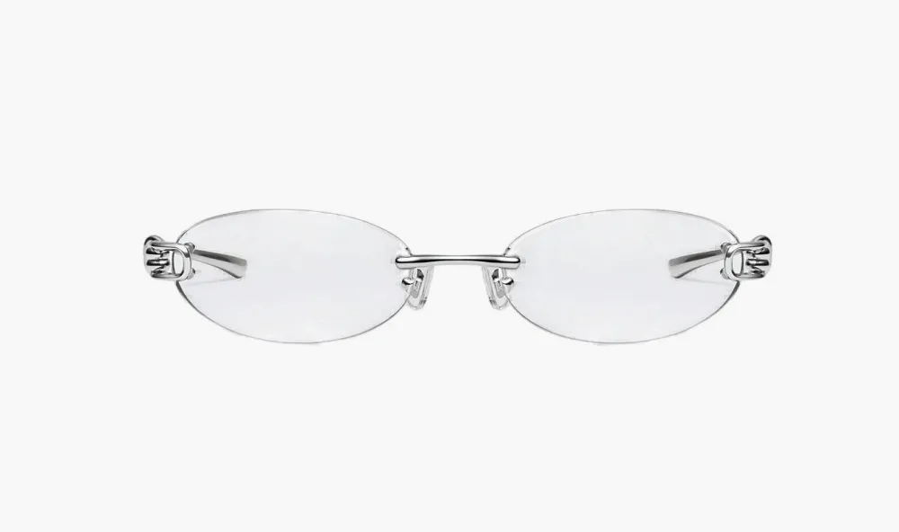 Gentle Monster Musubi 02 Sunglasses Silver / Clear