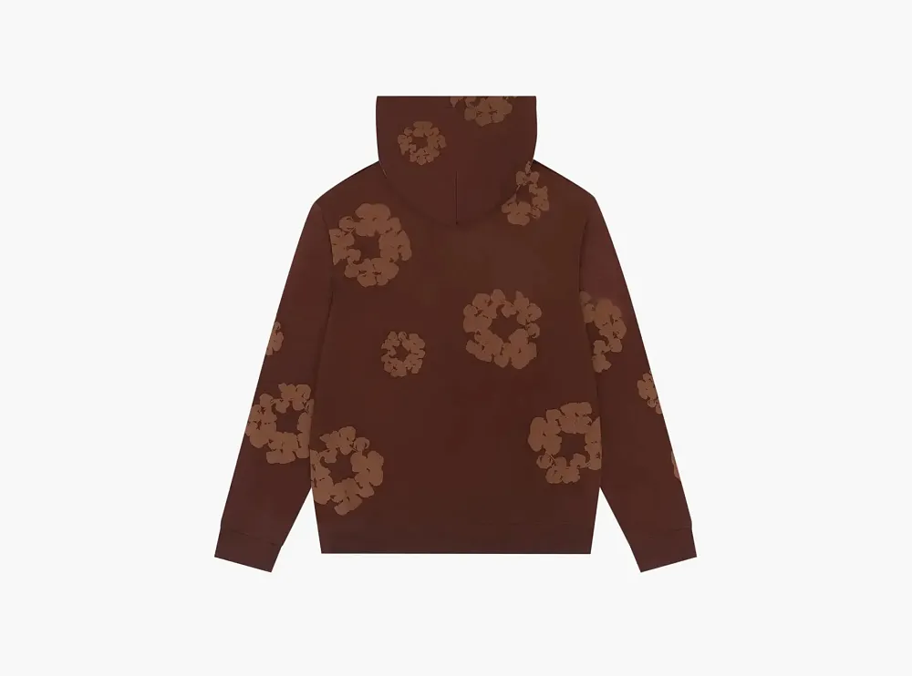 Denim Tears Mono Cotton Wreath Hoodie Brown