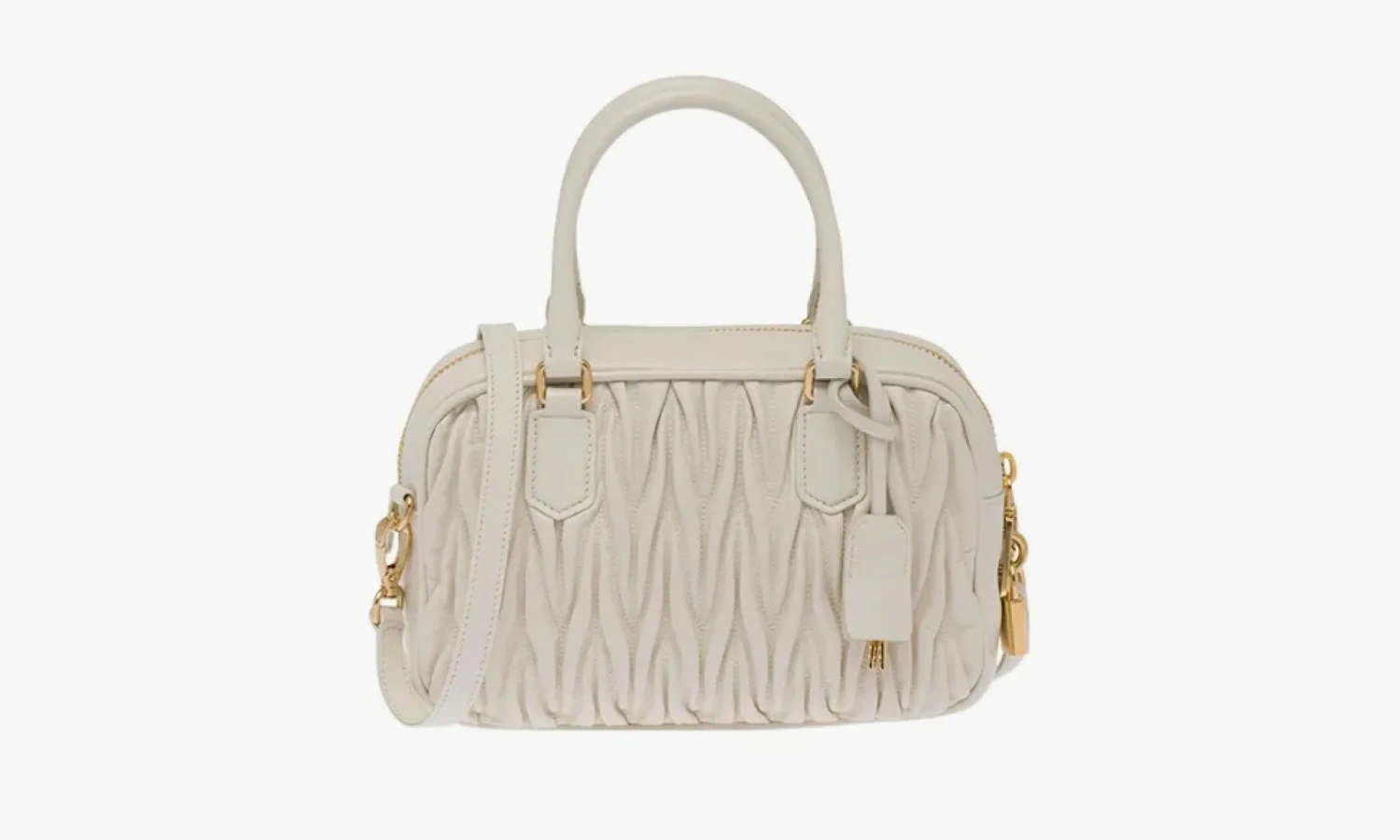 MIU MIU Arcadie Series Shoulder Bags White 