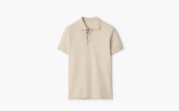 Burberry Cotton Polo Shirt Shell Color 