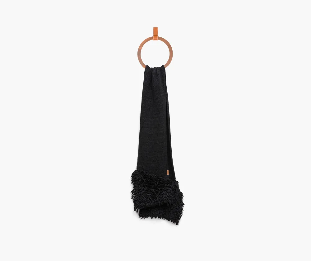 Loewe Scarf in Alpaca Blend Black