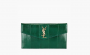 SAINT LAURENT Medium Uptown Ayers Clutches "Green" 