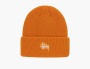 Stussy Basic Cuff Beanie "Tangerine" 