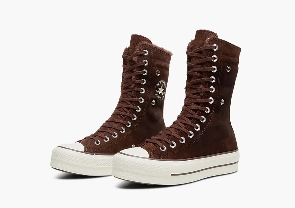 Converse Chuck Taylor All Star Fold Over Lift High WMNS Totally Fudged