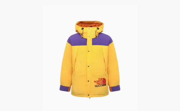 Gucci x The North Face Down Jacket Yellow/Purple 