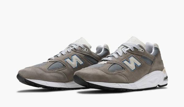 New Balance 990v2 Made in USA Steel Blue 