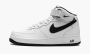 Air Force 1 Mid "White/Black" 