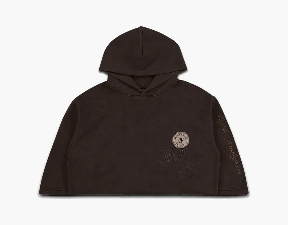 Travis Scott x Audemars Piguet Emblem Hoodie Dark Brown
