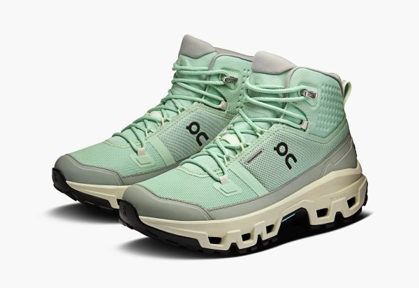 ON Cloudrock Mid Waterproof WMNS Mineral Aloe 