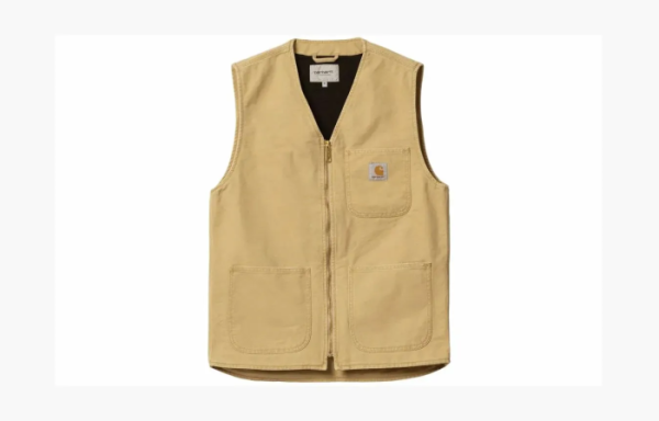 Carhartt WIP SS24 Arbor Vest Bourbon (aged canvas) V 
