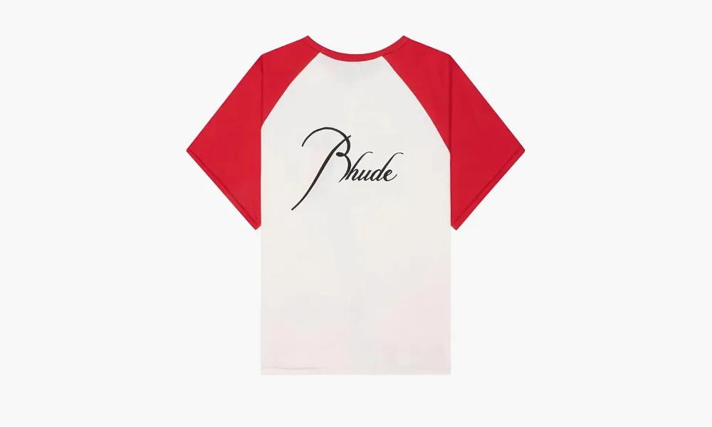 RHUDE Raglan Tee Vintage Red / Vintage White