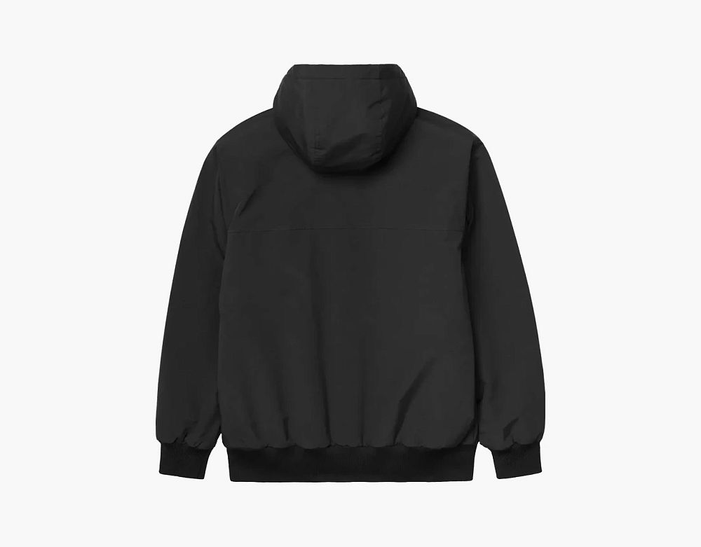 Carhartt WIP FW22 Hooded Sail Jacket - Black Logo