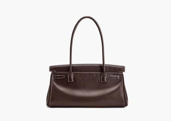 JW PEI Yara Shoulder Bag Deep Dark Brown 