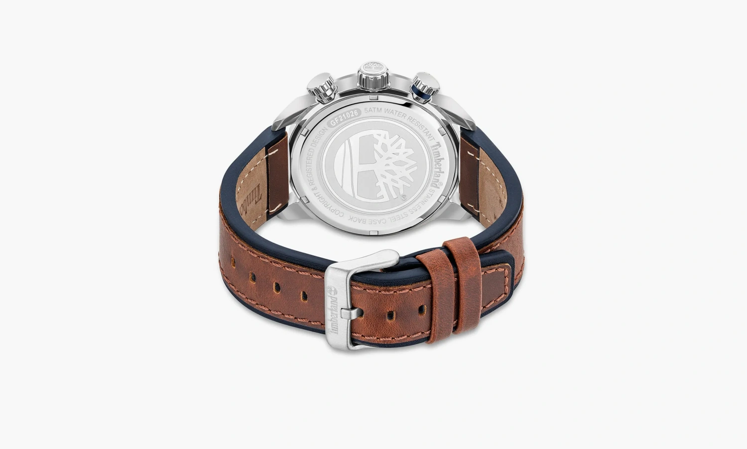 Timberland Callahan Chronograph Brown Leather Strap 