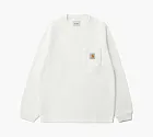Carhartt WIP Pocket Long-Sleeve T-Shirt White