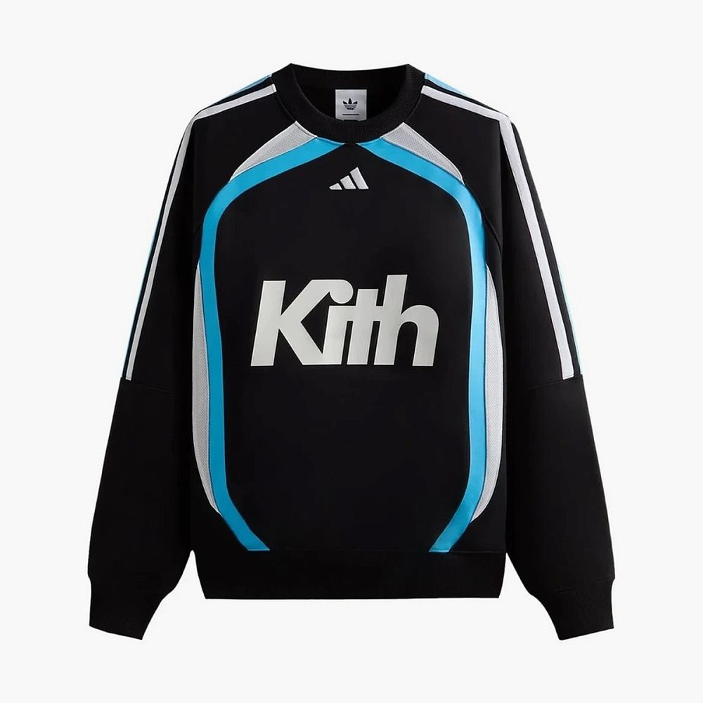 Kith x Adidas Football Crewneck Black