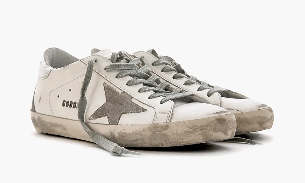 Golden Goose Superstar White Grey