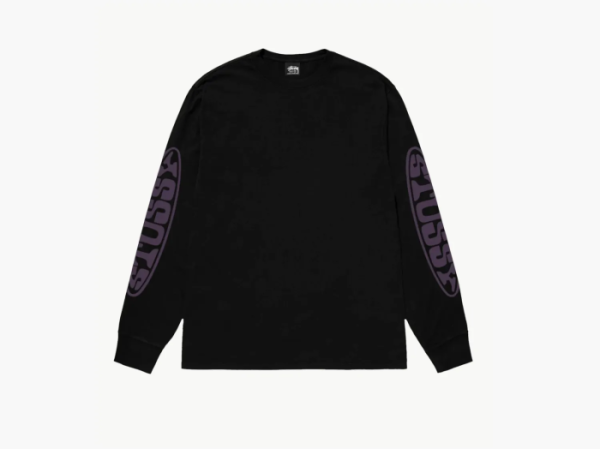 Stussy Pill L/S Tee  Black 