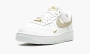 Air Force 1 LO ESSENTIAL MNS WMNS Toe Swoosh - White / Rattan 