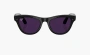 Ray-Ban Meta Skyler Sunglasses Shiny Black / Clear Transitions Amethyst (Size 52) 