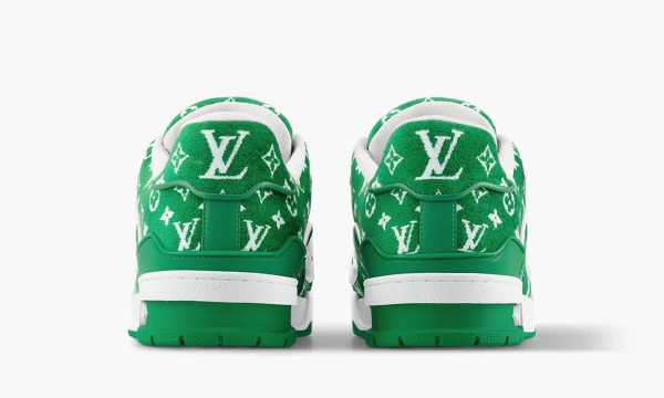 Louis Vuitton Trainer Green Monogram Textile 