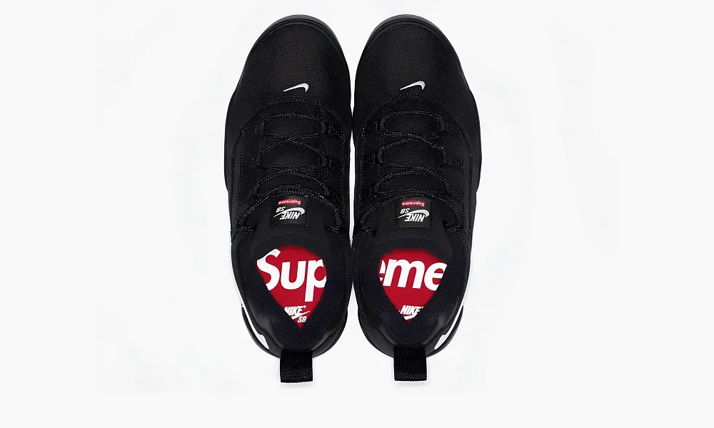 Nike Supreme X SB Air Darwin Low Black