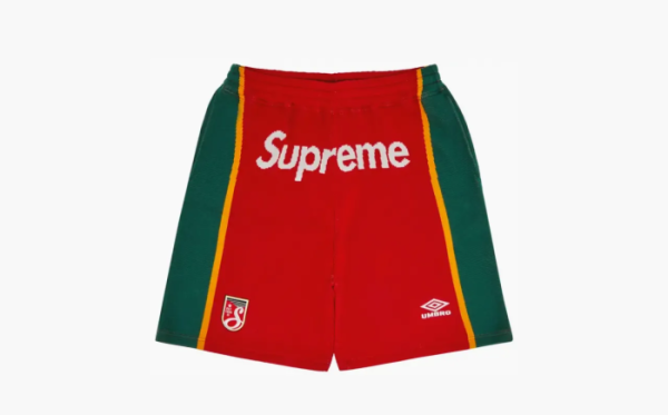 Supreme x Umbro Knit Soccer Short Red  Supreme x Umbro Knit Soccer Short Red