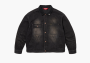 Supreme Distressed Selvedge Trucker Jacket Washed Black  Supreme Distressed Selvedge Trucker Jacket Washed Black