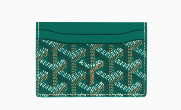  Goyard Saint-Sulpice Card Wallet Sky Green 