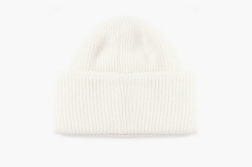 Jacquemus Le Bonnet Gros Grain Beanie White