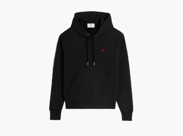 Ami Paris Ami de Coeur Hoodie Black 