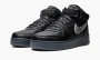 Air Force 1 Mid "Black / Metallic Silver" 