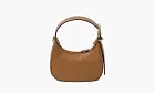 Miu Miu Wander Leather Mini Hobo Bag Caramel